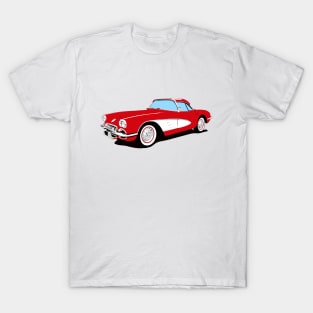 57 Corvette Shirt Chevy T Shirt Corvette Apparel 1957 Chevrolet Clothing  Classic 