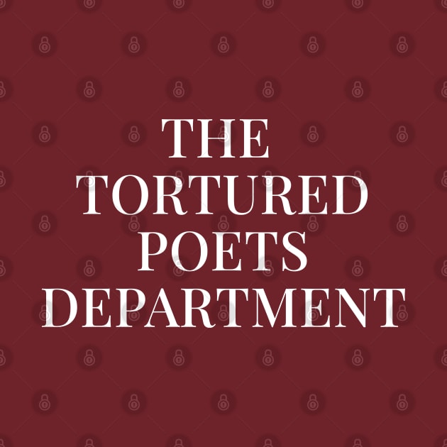 the tortured poets department white version by Venus Print