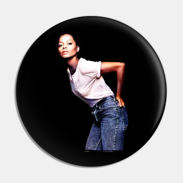 Diana Ross Classic Rare Photo Pin by Mr.FansArt