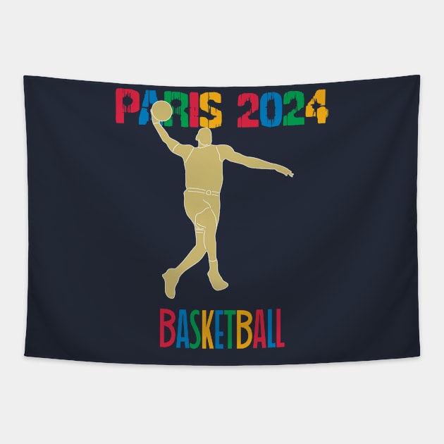 Paris 2024 Tapestry by Womens Art Store