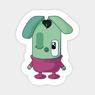 Kooky rabbit Magnet