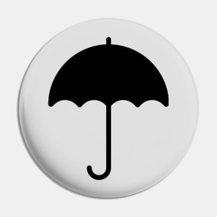 Black Umbrella Pin