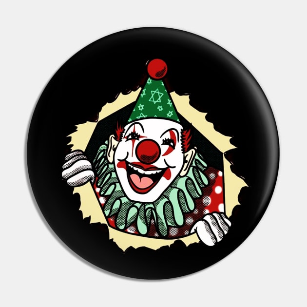 clown suck Pin by creatculture