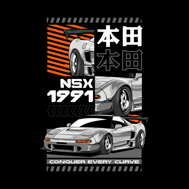 Iconic NSX JDM Car by milatees