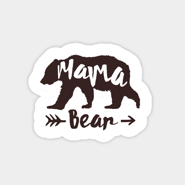 Mama Bear Vintage Magnet by Kyandii