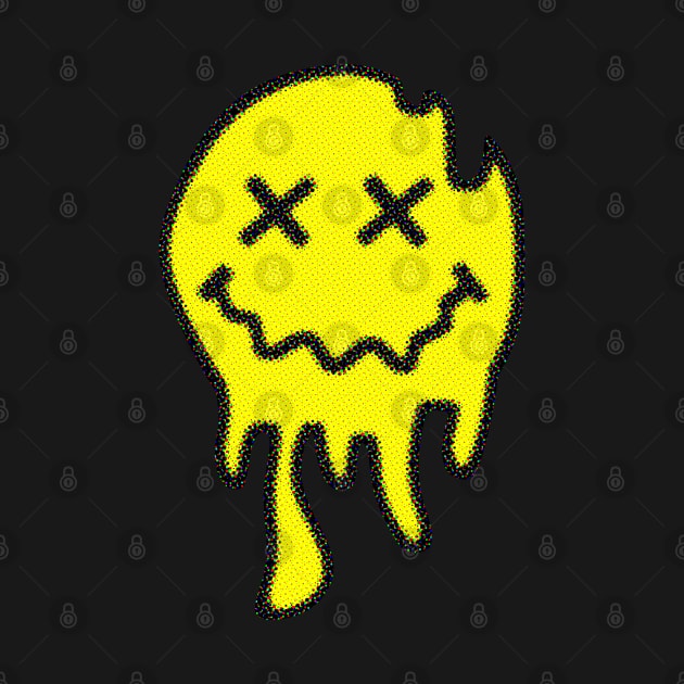 ACID SMILEY (MELTING) #10 by RickTurner