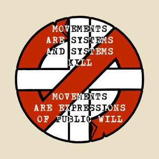 Crass "Movements" Tribute T-Shirt