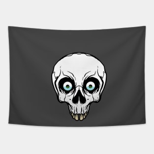 White Skull Tapestry