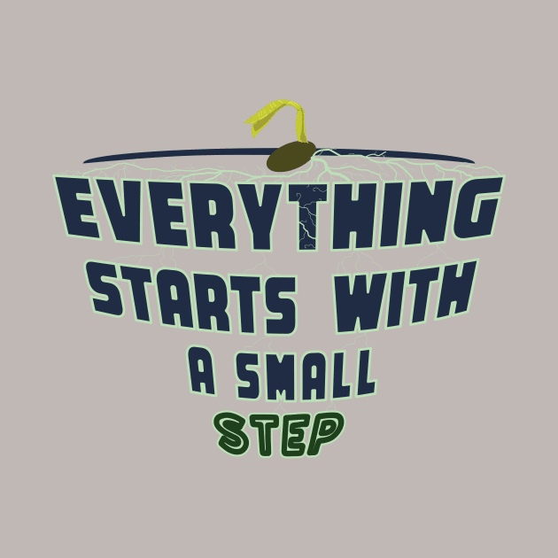 Everything Starts with a Small Step by donamiart