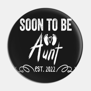 Soon To Be Aunt Est 2022 Funny Pregnancy Pin