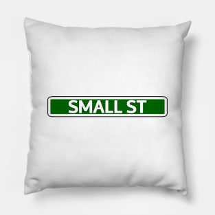 Small St Street Sign Pillow