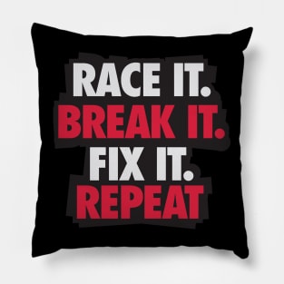 Racee it Break it Pillow