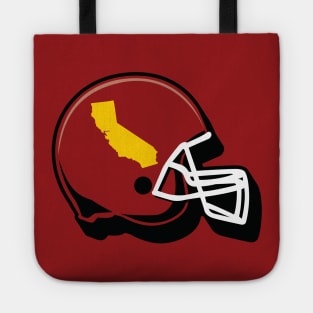 Southern California Outline Football Helmet Tote