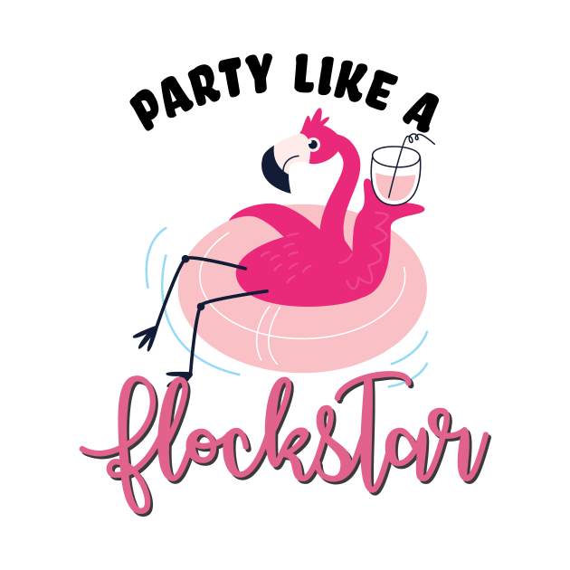 Party Like a Flockstar Flamingo by CaptainHobbyist