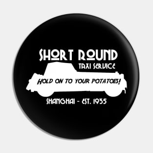 Short Round Taxi Service Pin