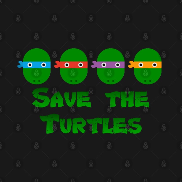 Save the Turtles -TMNT by MulletHappens