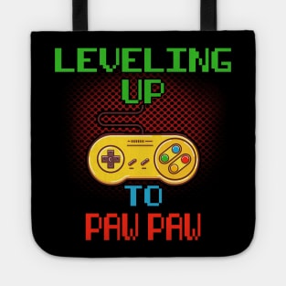 Promoted To Paw Paw T-Shirt Unlocked Gamer Leveling Up Tote