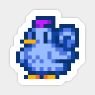 Blue Chicken Magnet