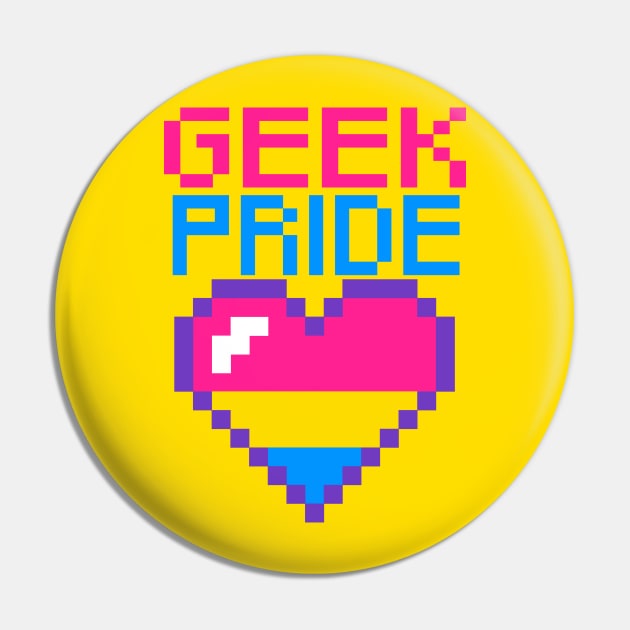 Geek Pride - PanSexual Pride Pin by stateements