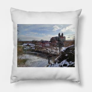 View of Schloßberg Quedlinburg Pillow