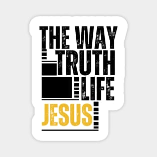 The Way, The Truth, The Life Jesus Magnet