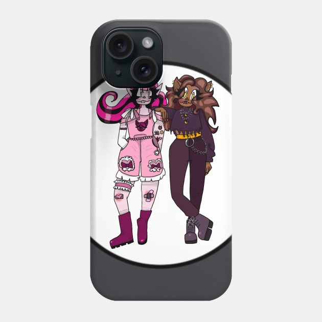 monster besties Phone Case by Shard Art