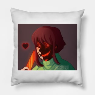 chara glitchtale Pillow