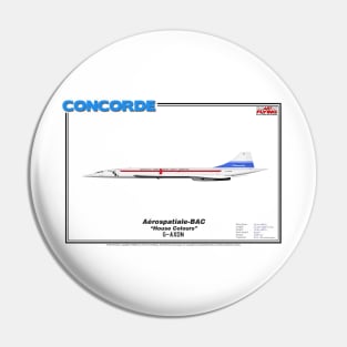 Concorde - Aerospatiale-BAC "House Colours" (Art Print) Pin