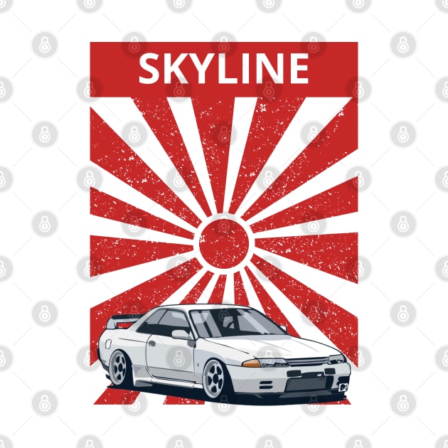 nissan skyline r32 by artoriaa