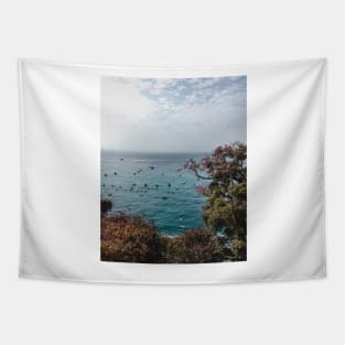 Amalfi Coast, Italy, - Travel Photography Tapestry