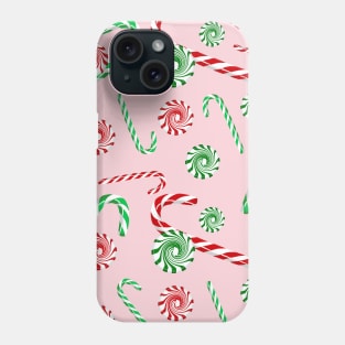 Peppermint dreams on bubblegum pink Phone Case