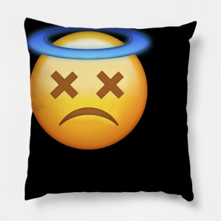 Dead Angel Emoji Pillow