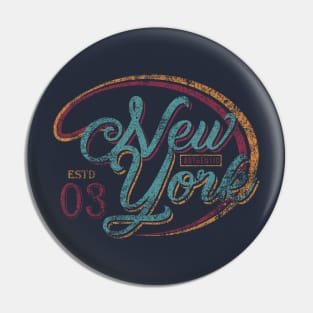 Vintage New York Typography Pin