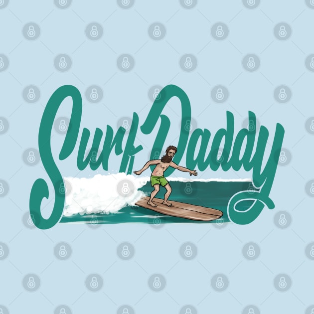 Surf Daddy by mcillustrator