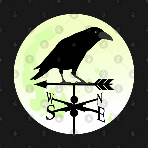 Crow Moon Weathervane by Nuletto