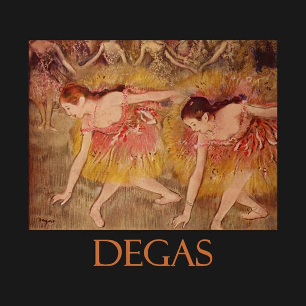 Dancers Bending Down by Edgar Degas by Naves