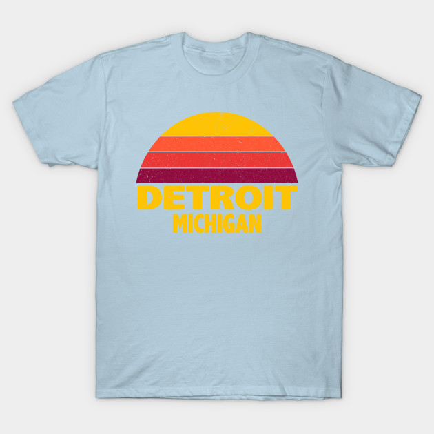 Discover Vintage Retro DETROIT MICHIGAN - Detroit Michigan - T-Shirt