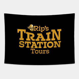 Rip's Train Station Tours Tapestry