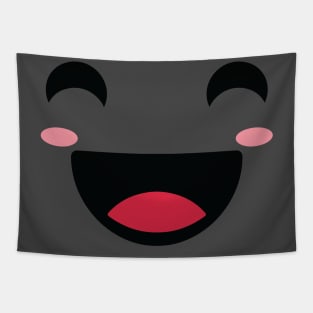 Smile face cartoon Tapestry