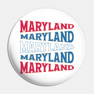 NATIONAL TEXT ART MARYLAND Pin