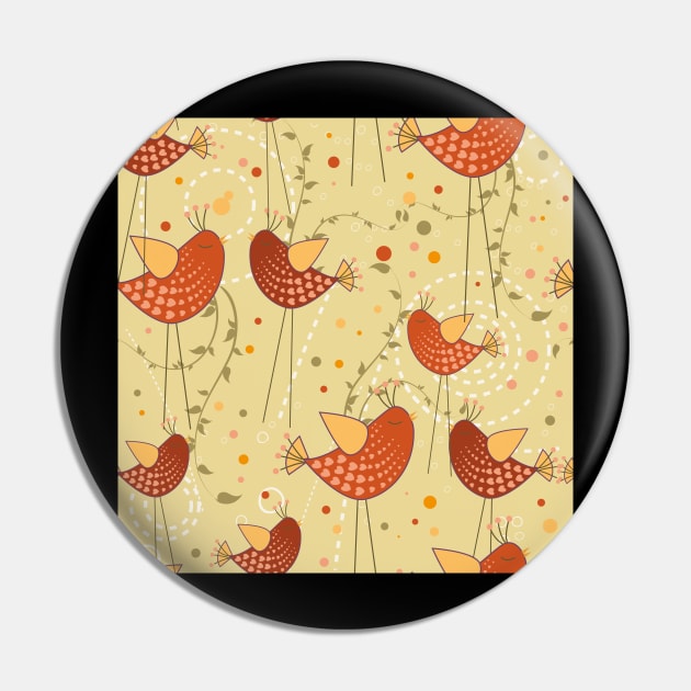 Retro Vintage 204 Pin by RainerDesign