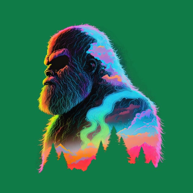 Bigfoot Sasquatch by wumples