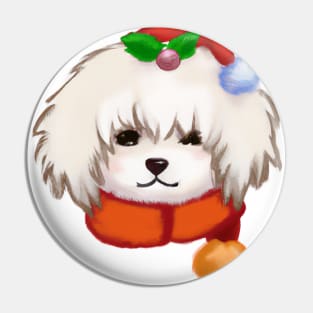 Cute Havanese Drawing Pin