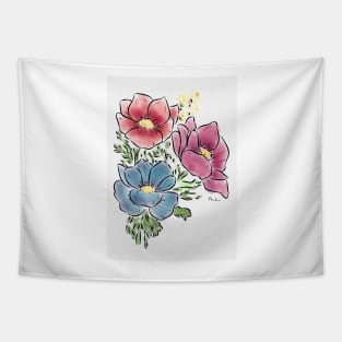 Anemone flower Tapestry