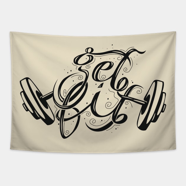 Fitness Breaker Tapestry by Whatastory