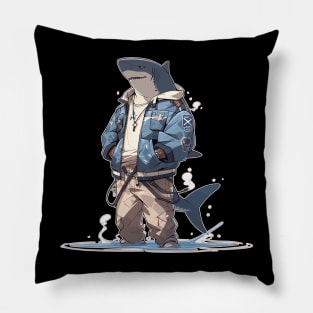 Anime Great White Shark Lifeguard Pillow