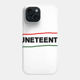 Juneteenth independence day Phone Case