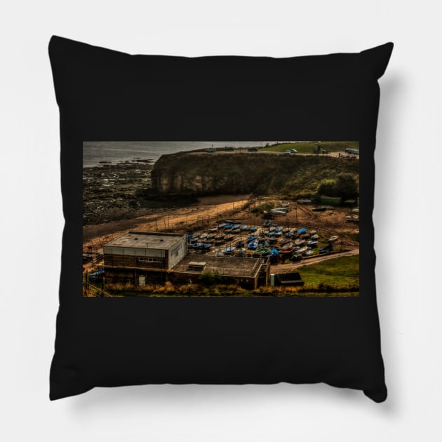 Prior's Haven and Sailing Club Boats Pillow by axp7884