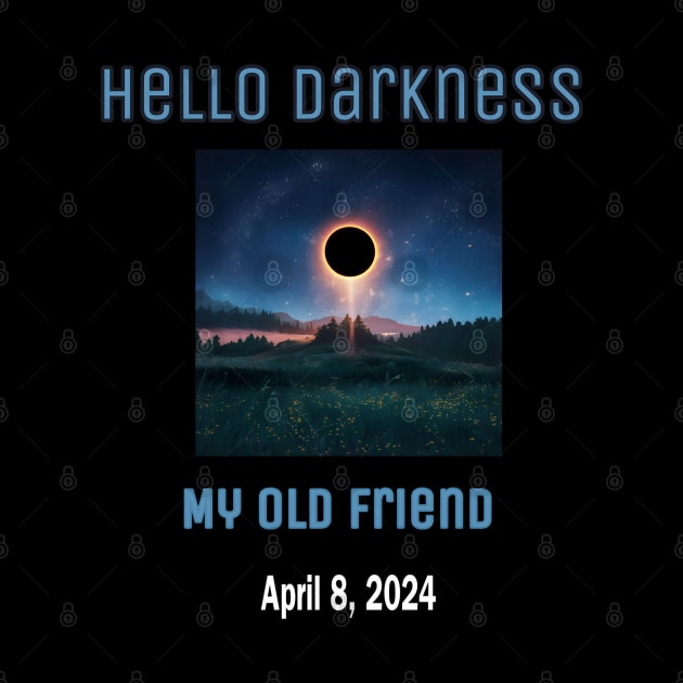Hello Darkness My Old Friend Solar Eclipse Of April 8 2024 by r.abdulazis