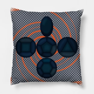 Obsidian Gems Pillow